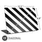 Black and White Geometric Stripes Universal Laptop 15in (12.2 x 8.8in) Skin